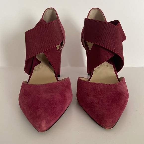 Adrienne Vittadini heels - Burgandy - Size 7 - Picture 2 of 7